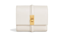 CELINE Shiny Calfskin Wallet Small Size Women's White