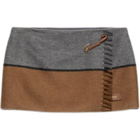 PRADA FW24 Casual Short Skirts Women's Gray