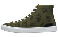 HERMES Stylish Skateboarding Shoes Men's Army Green
