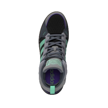adidas Neo 100DB Mid Shoes 'Grey Black Purple Gum' GZ2584