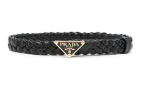 PRADA Braided Leather Belt
