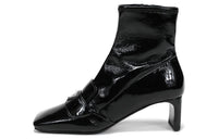 PRADA Technical Patent Leather Boots 'Black' Women's
