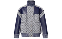 LOUIS VUITTON Bouclé Monogram Zip-Off Jacket
