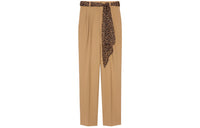 SAINT LAURENT Belted Pleated Pants