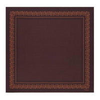 SAINT LAURENT Silk Silk Scarves Men's Brown