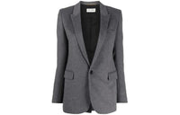 SAINT LAURENT Business Suits Women's Dark Gray