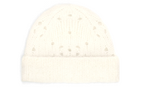 CELINE Beanie In Fair Isle Alpaca Wool Pointelle