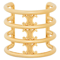 CELINE Brass Headbands Women's Gold