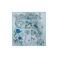 HERMES Silk Silk Scarves Women's Blue