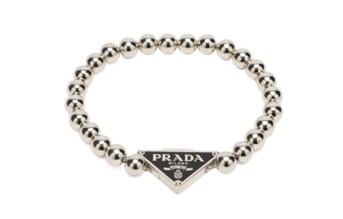 PRADA 925 Sterling Silver Bracelets Men's Silver