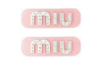 MIU MIU Hair Clips Women's Pink