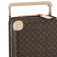 LOUIS VUITTON LV Horizon Leather Suitcase Luggage Unisex Brown