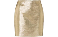 MIU MIU Casual Short Skirts Women's Gold