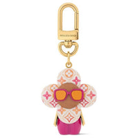 LOUIS VUITTON Flower Shaped Vivienne Bag Charm Women's Pink