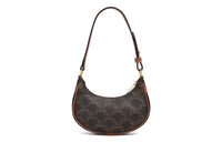 CELINE AVA Cow Leather Binding Shoulder Bag, Handbag, Shoulder Bag Women's Tawny