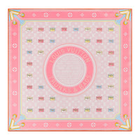 LOUIS VUITTON Silk Silk Scarves Women's Pink