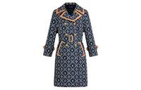 LOUIS VUITTON Trench Coat Women's Multicolor