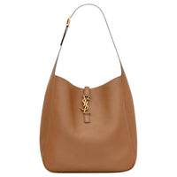 SAINT LAURENT Calfskin Handbag, Shoulder Bag Tubas Women's Fox