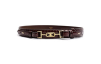 CELINE Animal Print Ornament Women's Brown Width: 2.5CM