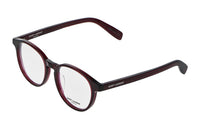 SAINT LAURENT Irregular Shape Eyeglass Frames Unisex Red