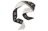 CHANEL Hair Band Women's Black/White