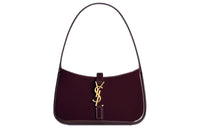 SAINT LAURENT LE5A7 Calfskin Handbag Shoulder Bag Mini Women's Spicy Chocolate