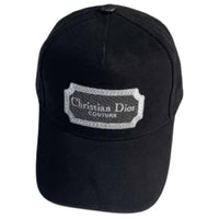 DIOR Cotton Baseball Caps Men's Black