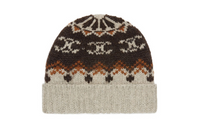 CELINE Wool Beanies Men's Brown