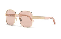 DIOR Acetate Square Sunglasses Women's Pink