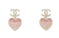 CHANEL Earrings Women's Pink