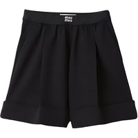 MIU MIU FW23 Casual Shorts Women's Black