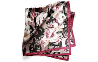CHANEL Silk Scarves Women's Purple