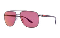 PRADA Aviator Sunglasses Women's Silver