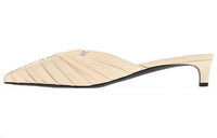LOUIS VUITTON Wrap-toe Slippers Women's Cream