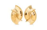 SAINT LAURENT Pre-Owned Ribbons Motif Clip-on Earrings