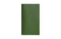 HERMES Epsom Calfskin Card Holder Women's Silk Green With Blue Accents