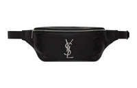 SAINT LAURENT Monogram Lambskin Fanny Pack Regular Women's Black