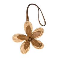 MIU MIU Leather Lace Pendants Women's Brown