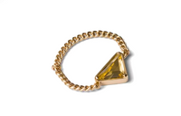 PRADA Rings Women's Gold/green Quartz Color