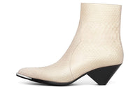 CELINE Ankle Boots Men's Light Yellow