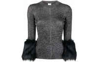 SAINT LAURENT Sweaters Women's Light Gray