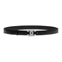 CHANEL - Leather Belts Women's Black -