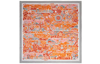 HERMES Knit Scarves Women's Orange