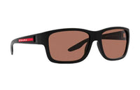 PRADA Acetate Square Sunglasses Men's Black