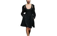 CHANEL Sleeveless Dresses Women's Black