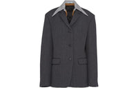 PRADA FW23 Business Suits Coats Women's Coal Gray