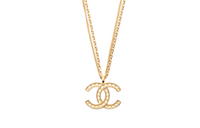 CHANEL Necklaces Women's Gold