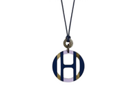 HERMES H Equipe Buffalo Horn Necklaces Women's