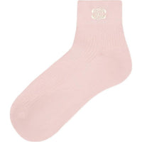 CELINE SS24 Ankle Socks Women's 1 Pack Light Pink Red