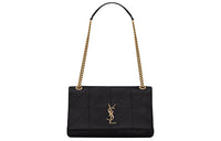 SAINT LAURENT Jamie Lambskin Shoulder Bag, Crossbody Bag Women's Black